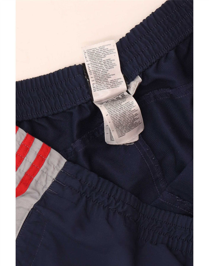 Pantaloni da tuta da uomo Adidas UK 44/46 Large Blu Navy Poliestere