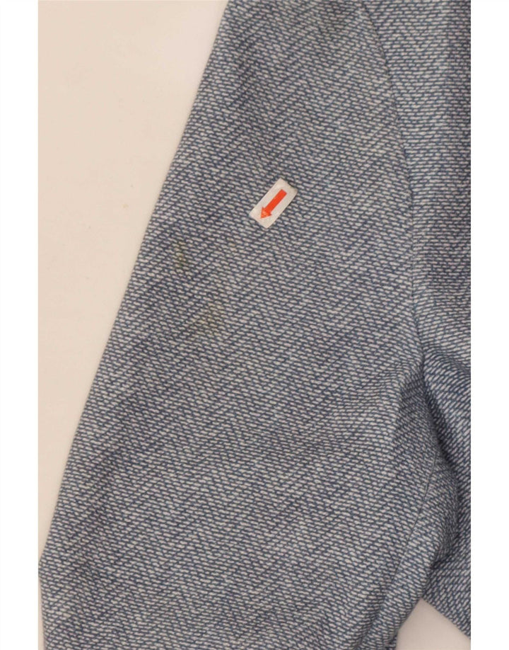 Giacca blazer a 2 bottoni da uomo Zara EU 48 cotone blu medio
