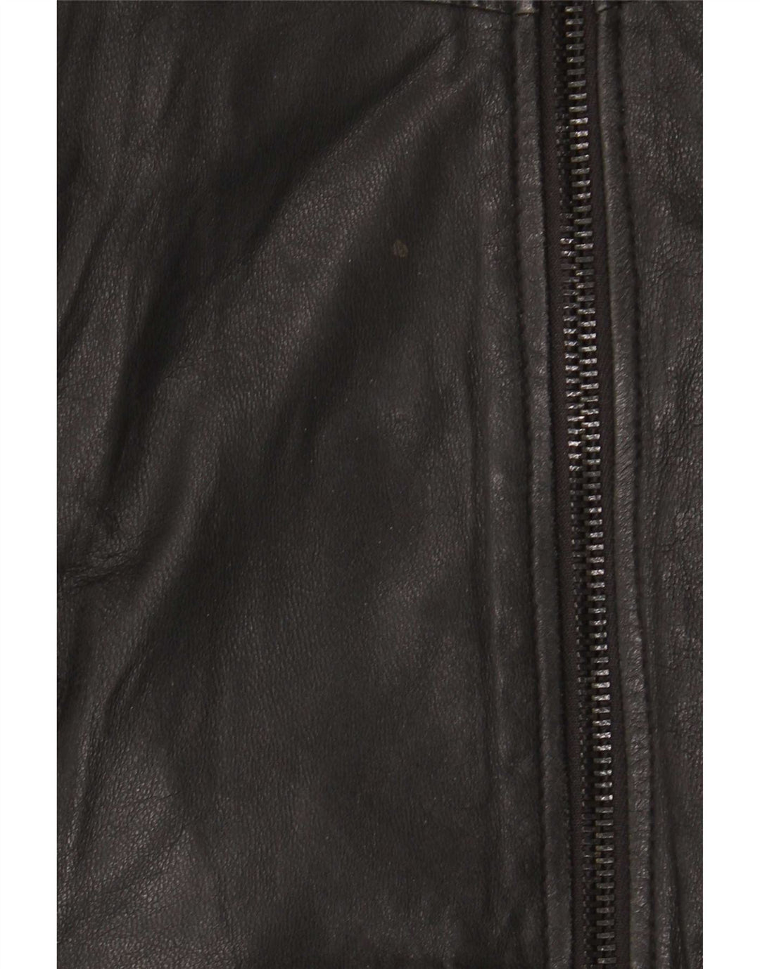 Giacca in pelle bomber da uomo Replay UK 38 pelle nera media