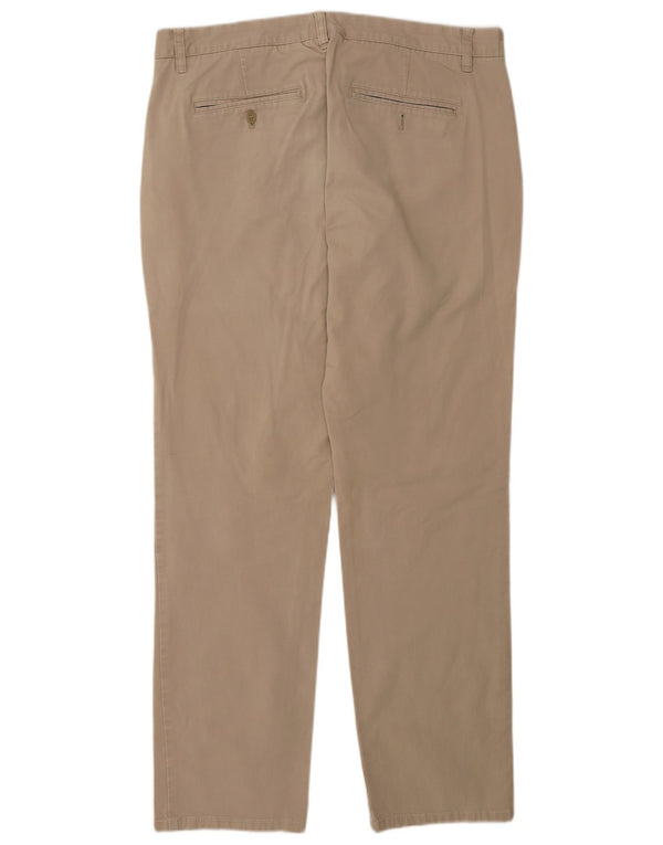 BONOBOS Mens Straight Chino Trousers W34 L29 Khaki