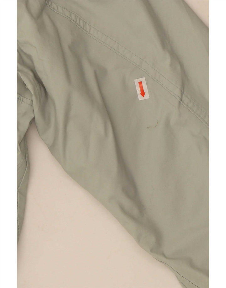 Giacca antipioggia con cappuccio Columbia Interchange da donna UK 14 Nylon verde medio