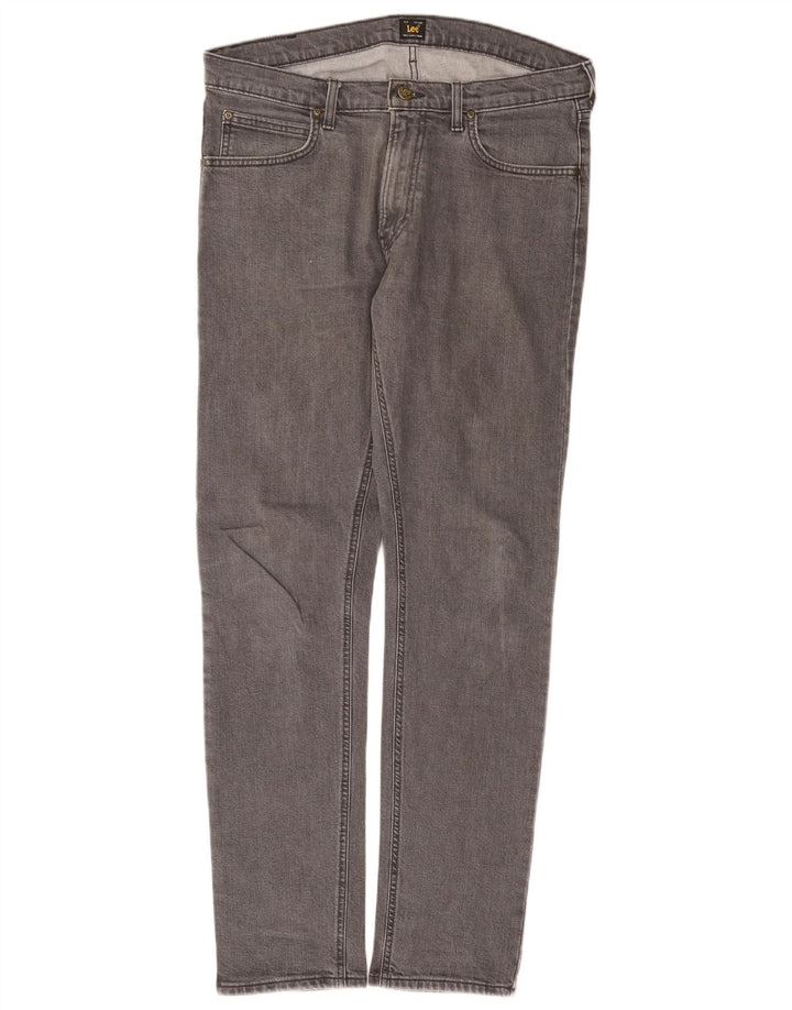 Jeans Lee Luke Slim da uomo W34 L32 in cotone grigio