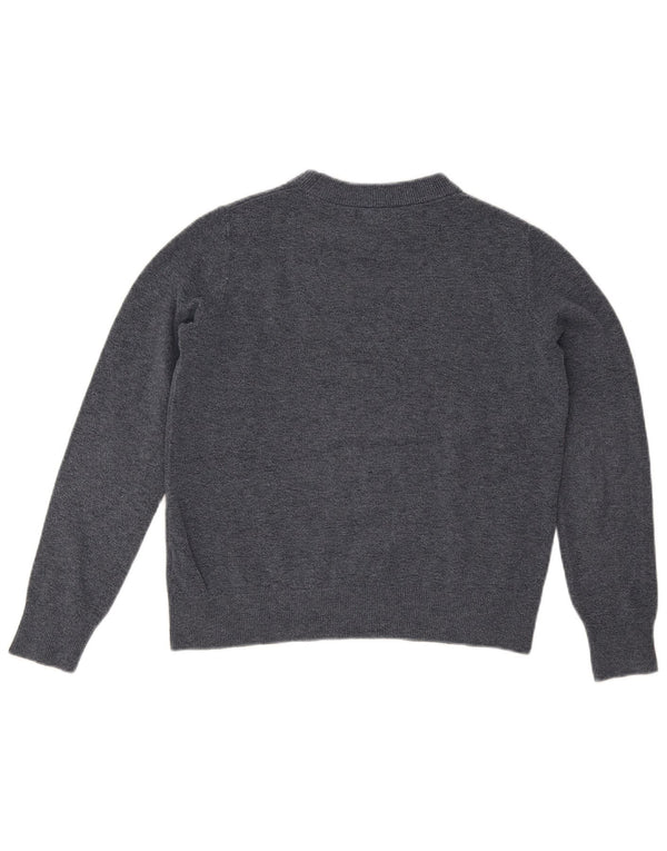 Maglione maglione con scollo a barca da donna Marks & Spencer UK 10 piccolo blu navy