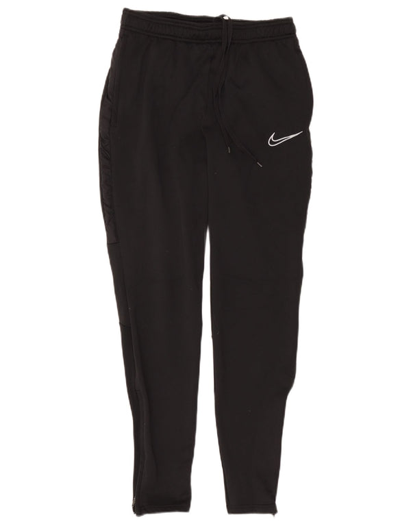Pantaloni da tuta Nike Dri Fit da donna UK 10 Small Nero Poliestere