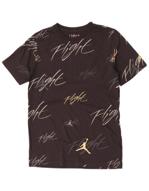 T-shirt grafica Jordan da ragazzo, 13-14 anni, XL, cotone nero