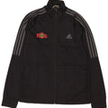 ADIDAS Giacca da uomo con grafica Aeroready, giacca grande in poliestere nero