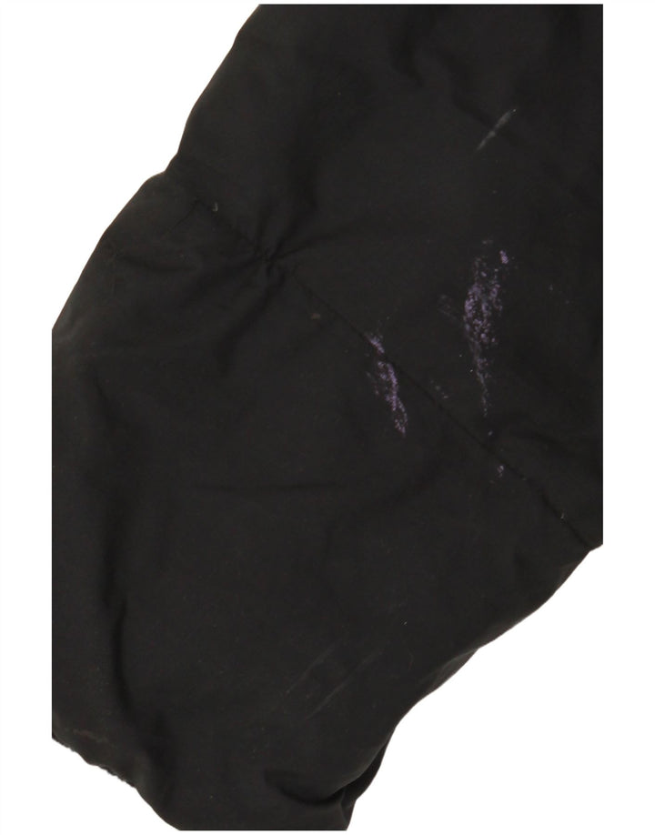 Giacca imbottita oversize con cappuccio da donna ADIDAS UK 10 piccola in poliestere nero