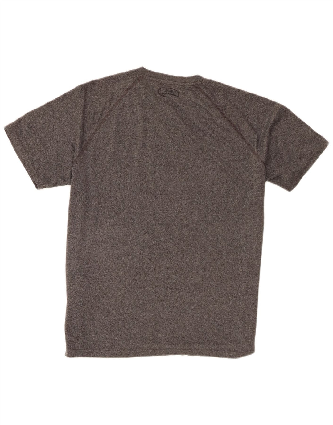 T-shirt da uomo Under Armour Top grande in poliestere chiazzato grigio