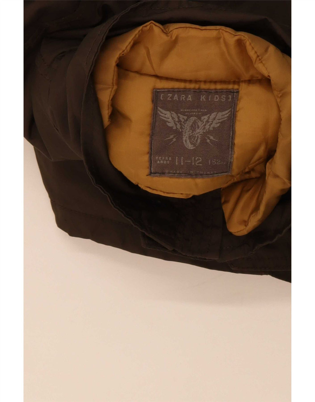 Giacca Utility Zara da bambino 11-12 anni in nylon marrone