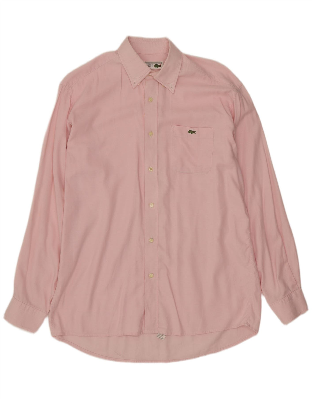 Camicia da uomo LACOSTE taglia 40 cotone rosa medio