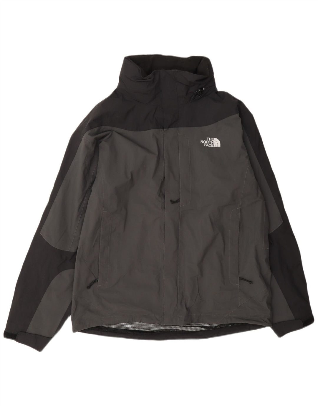 Giacca antipioggia da uomo The North Face Hyvent con cappuccio UK 38 Colore grigio medio
