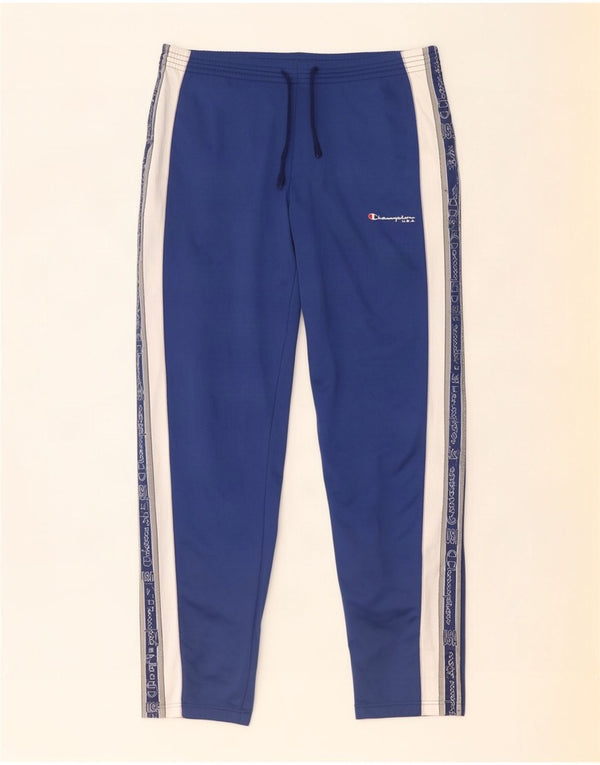 Pantaloni da tuta con grafica da uomo Champion XL Blu Colourblock