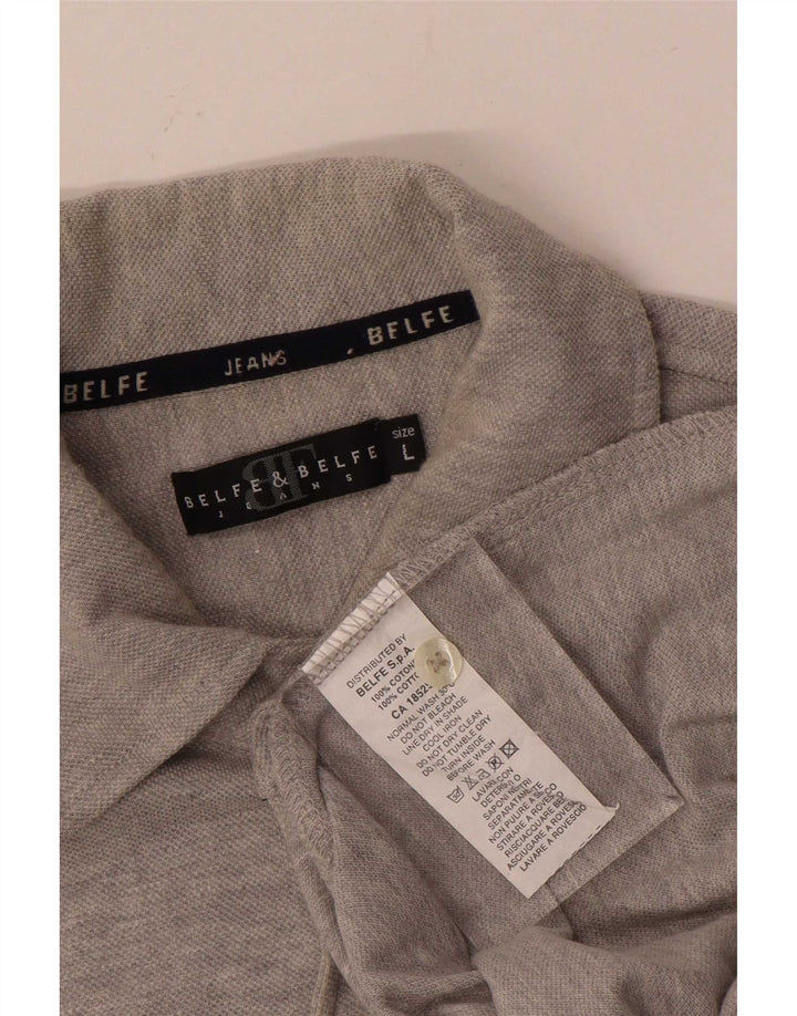 Camicia Uomo Belfe & Belfe Grande Cotone Grigio