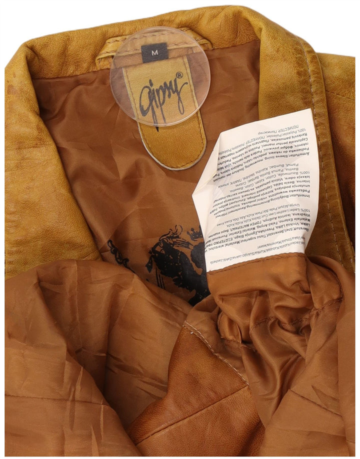 Cappotto in pelle da donna Gipsy UK 12 Marrone medio