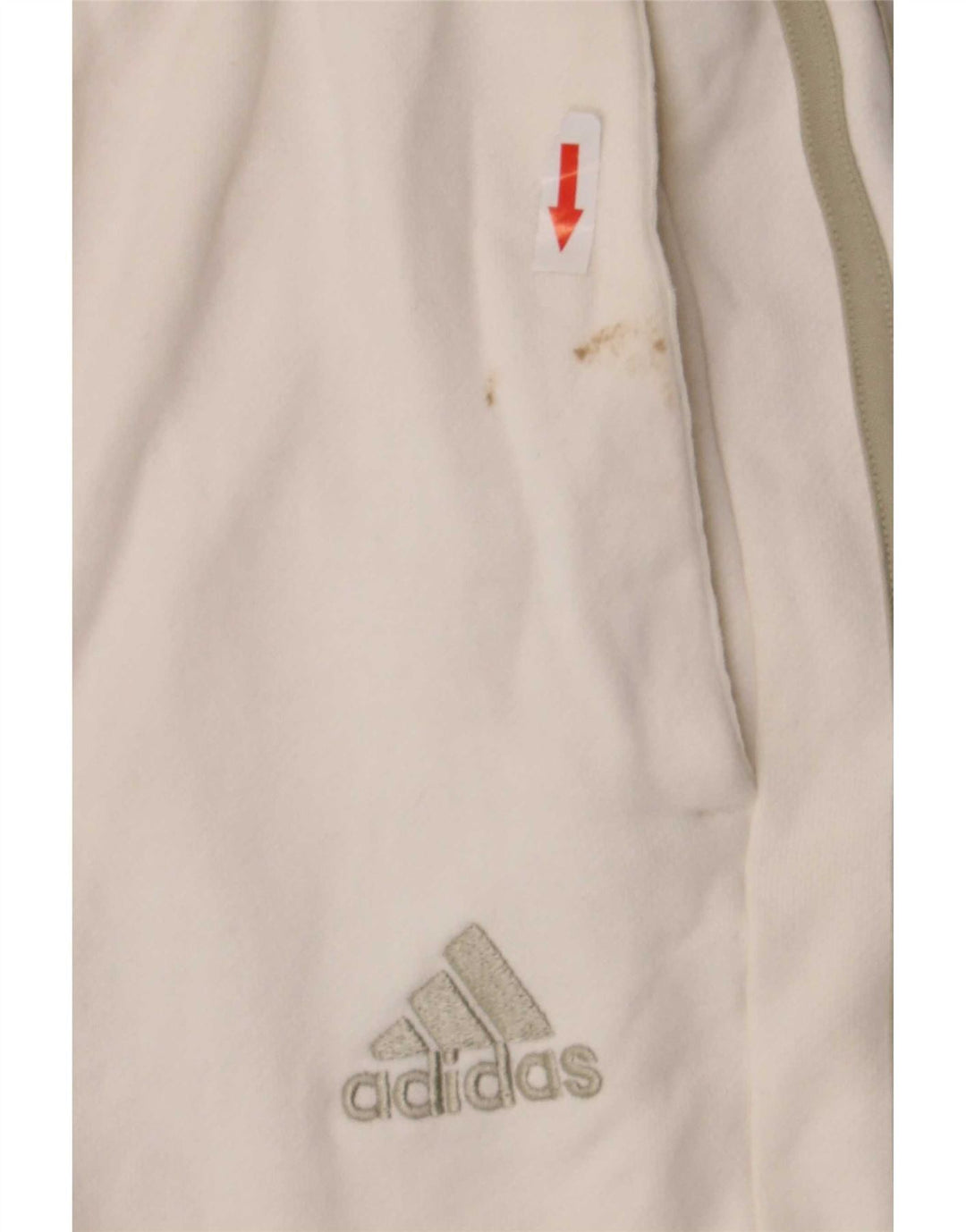 Pantaloncini sportivi Adidas da donna UK 8 piccoli in cotone bianco