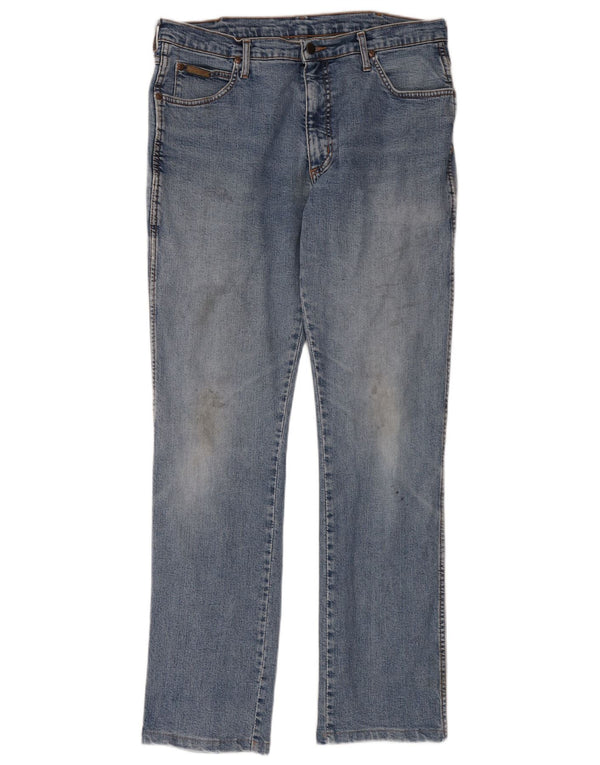 Jeans dritti da uomo Wrangler W34 L33 Blu