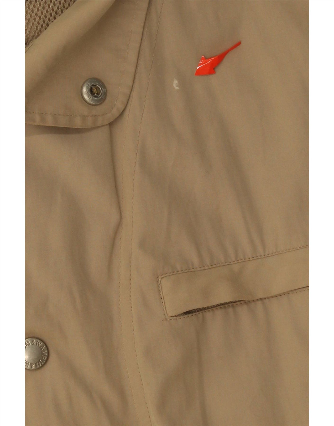 WAMPUM Mens Utility Jacket UK 42 XL Beige Cotton Vintage Wampum and Second-Hand Wampum from Messina Hembry 