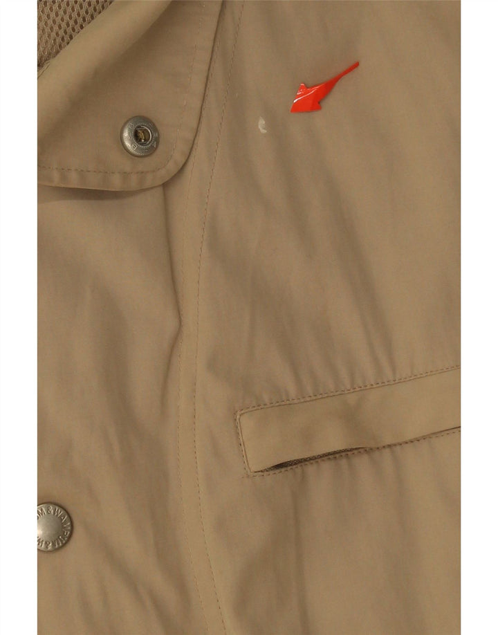 WAMPUM Mens Utility Jacket UK 42 XL Beige Cotton Vintage Wampum and Second-Hand Wampum from Messina Hembry 