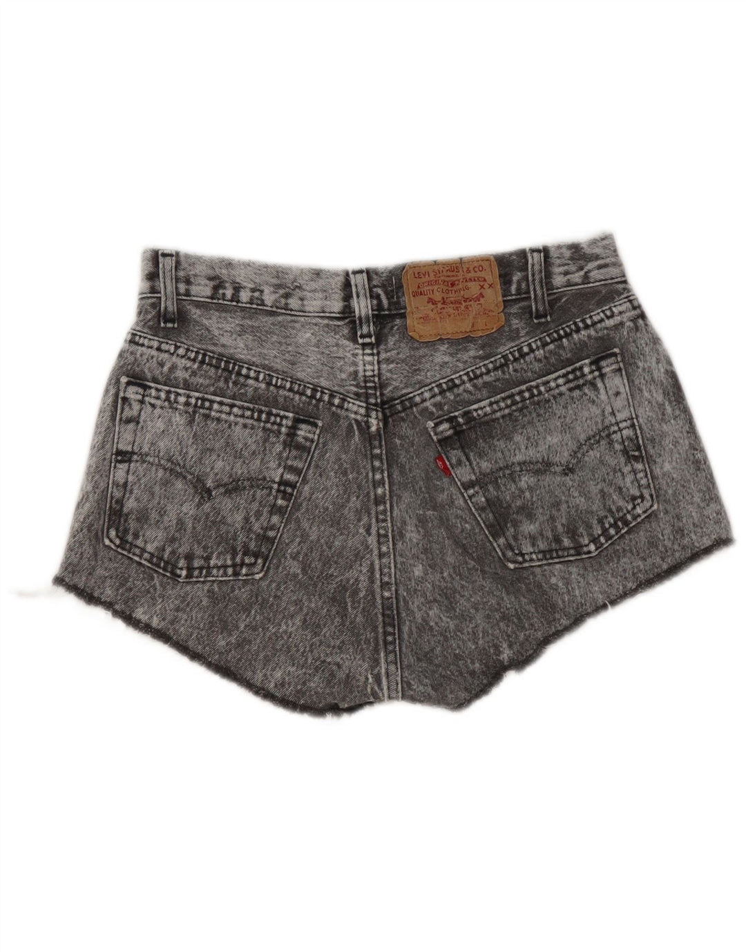 Pantaloncini di jeans da donna Levi's W28 Grigio medio