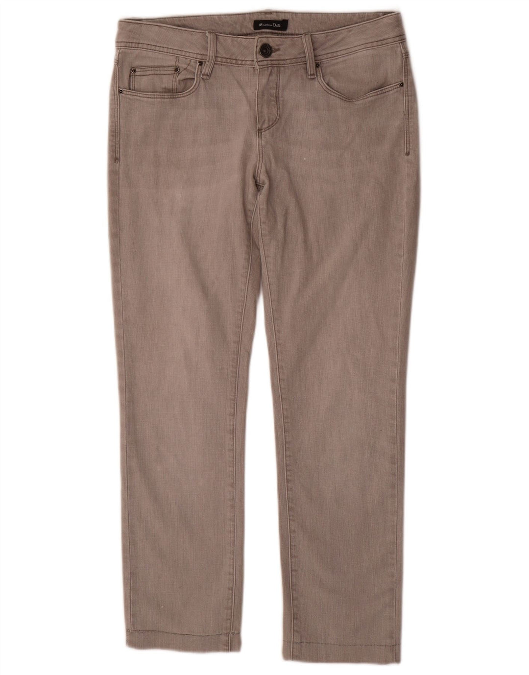 Jeans slim da donna Massimo Dutti EU 40 medio W30 L28 cotone grigio