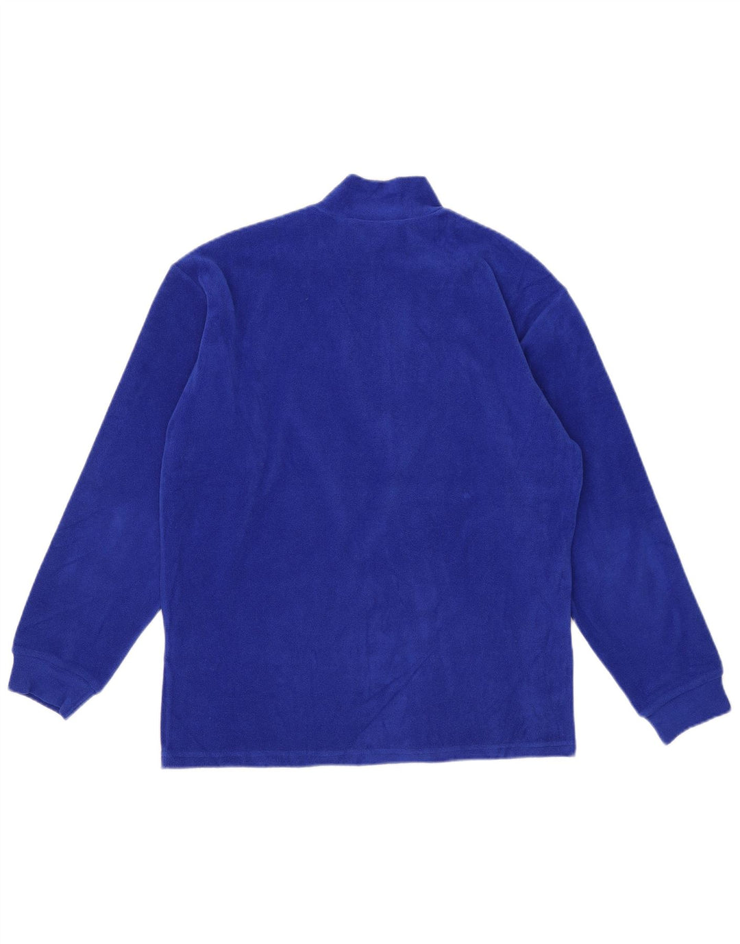 Maglione in pile da uomo Fila con zip e collo IT 48 poliestere blu medio