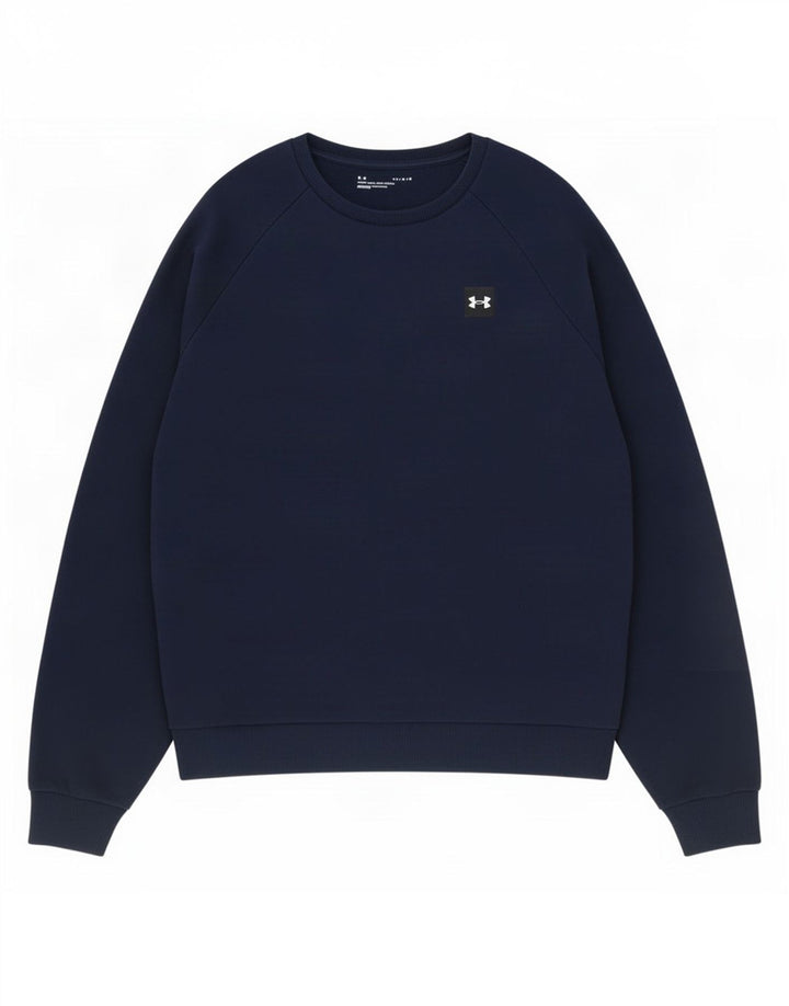 Felpa da uomo Under Armour Maglione grande cotone blu navy