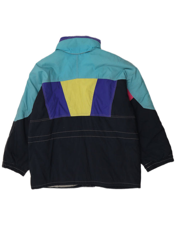 Giacca da sci da donna Colmar con vestibilità ampia e cappuccio, taglia 42, grande, colore blu