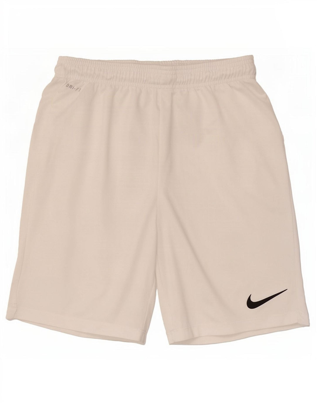 Pantaloncini sportivi Nike Dri Fit da uomo, poliestere bianco medio