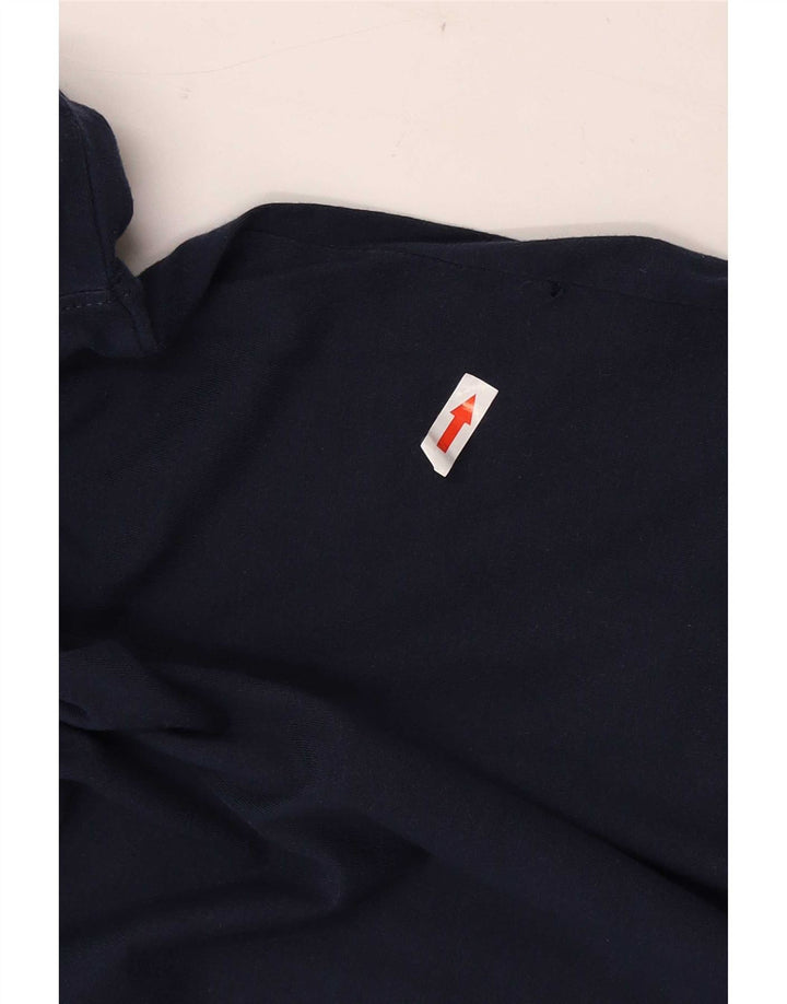 T-shirt Fila da uomo Top Large in cotone blu navy