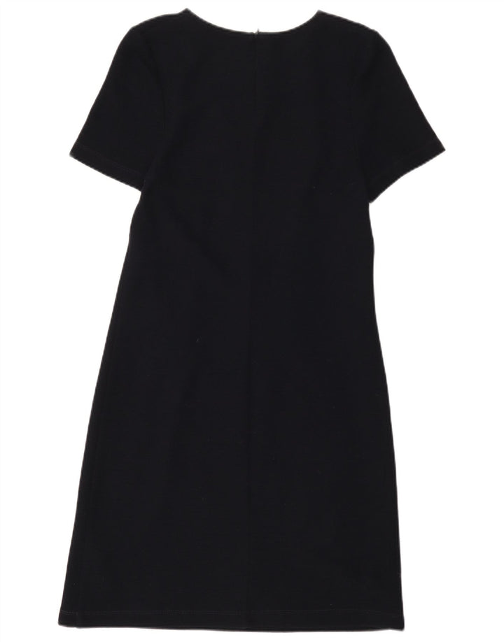 Abito basic da donna a maniche corte Burberry IT 42 medio in lana blu navy