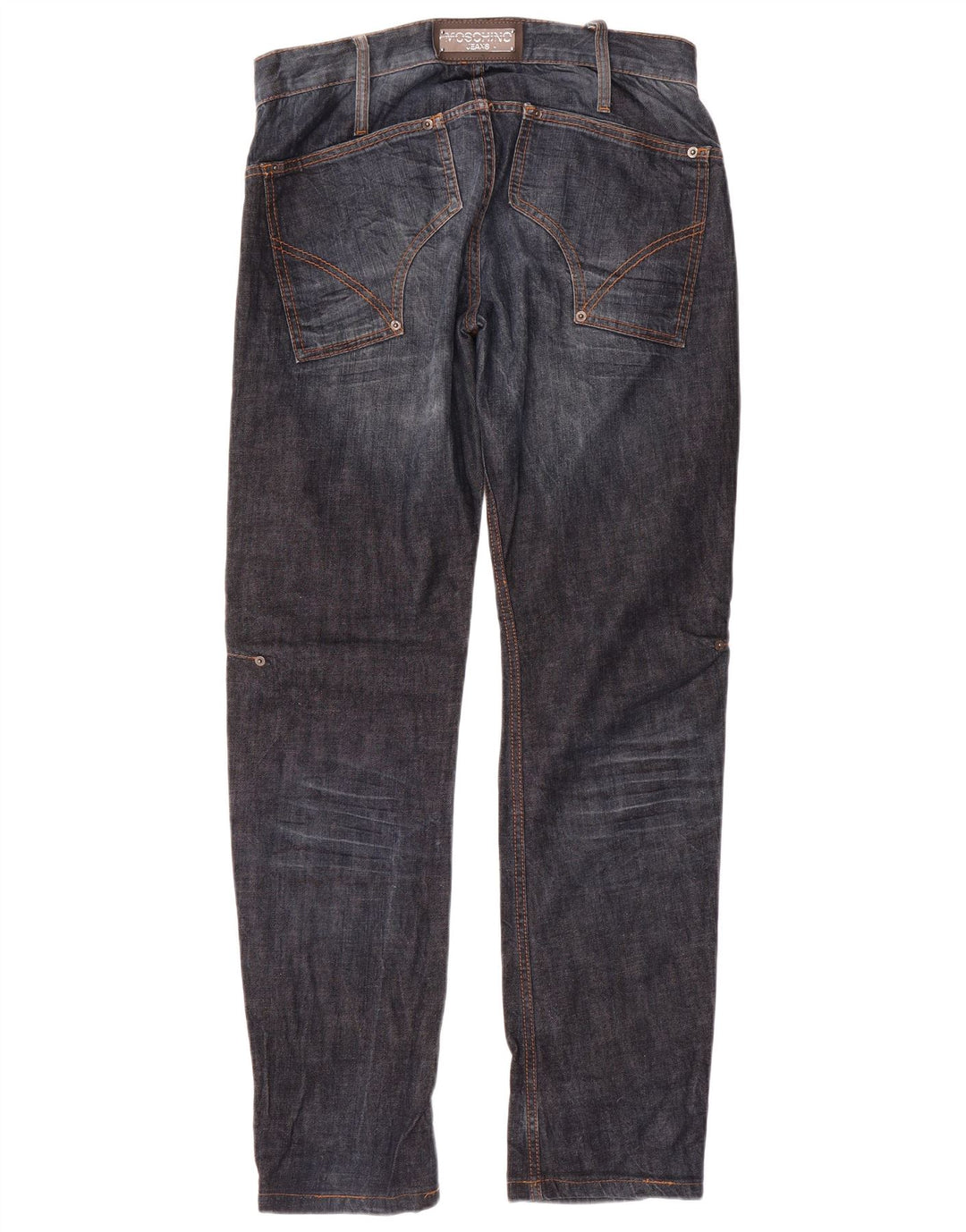 Jeans slim da uomo Moschino W31 L32 cotone blu navy
