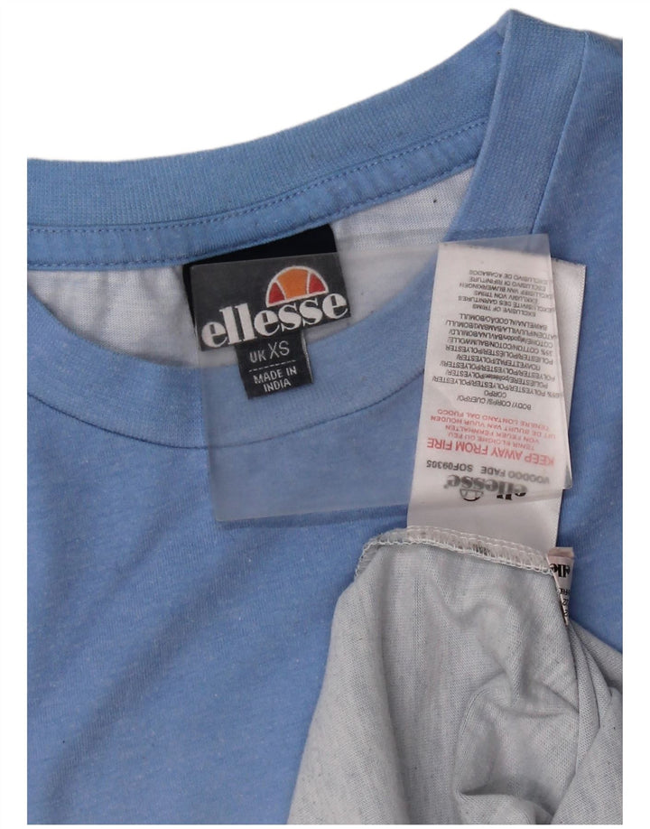 T-shirt da uomo Ellesse Top XS blu in poliestere color block