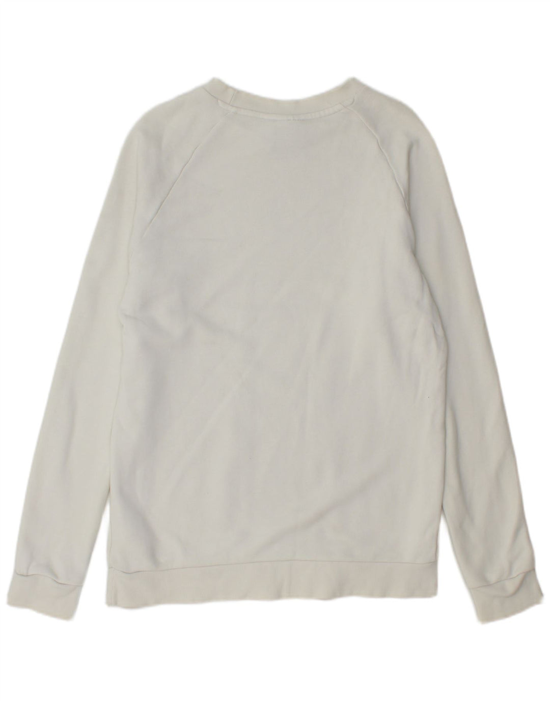 Felpa grafica da uomo ADIDAS, maglione piccolo, cotone bianco