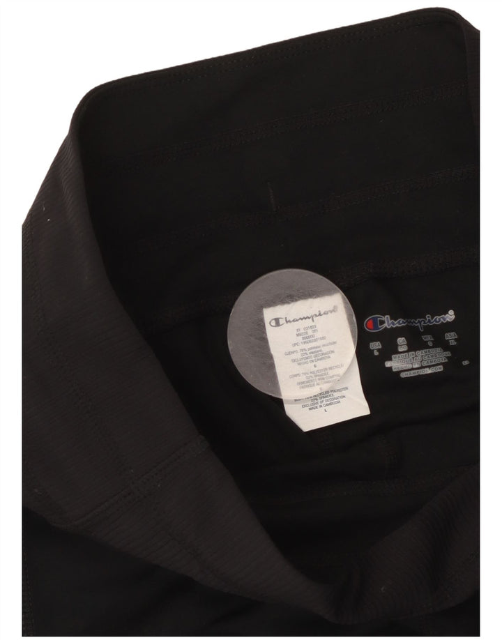 Leggings Capri da donna CHAMPION UK 14 Large Nero Poliestere