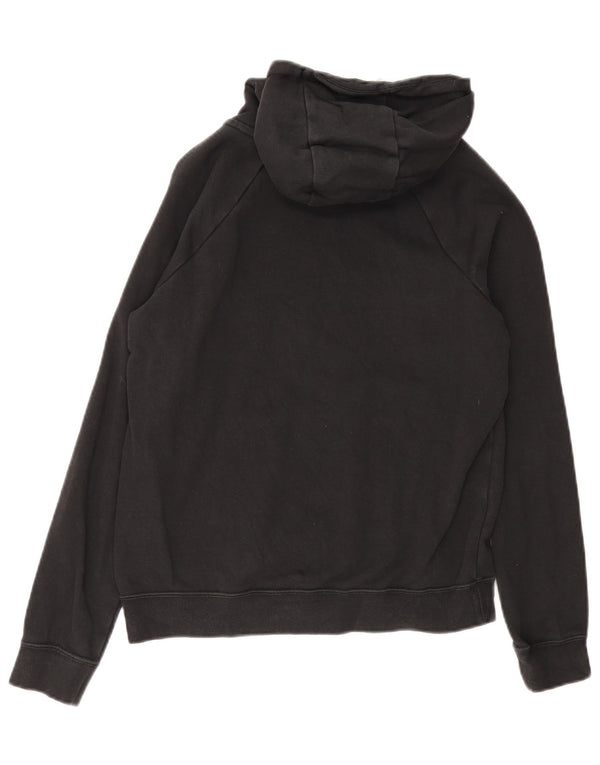 Felpa con cappuccio Nike da donna, vestibilità ampia, UK 10, piccola, cotone nero
