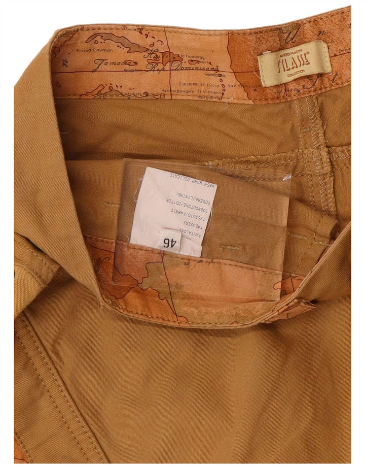 Pantaloncini cargo da donna ALVIERO MARTINI IT 46 Large W34 Cotone Beige