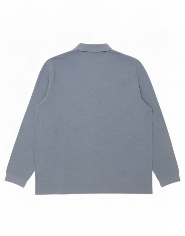 Polo da uomo a maniche lunghe Lacoste taglia 8 3XL blu