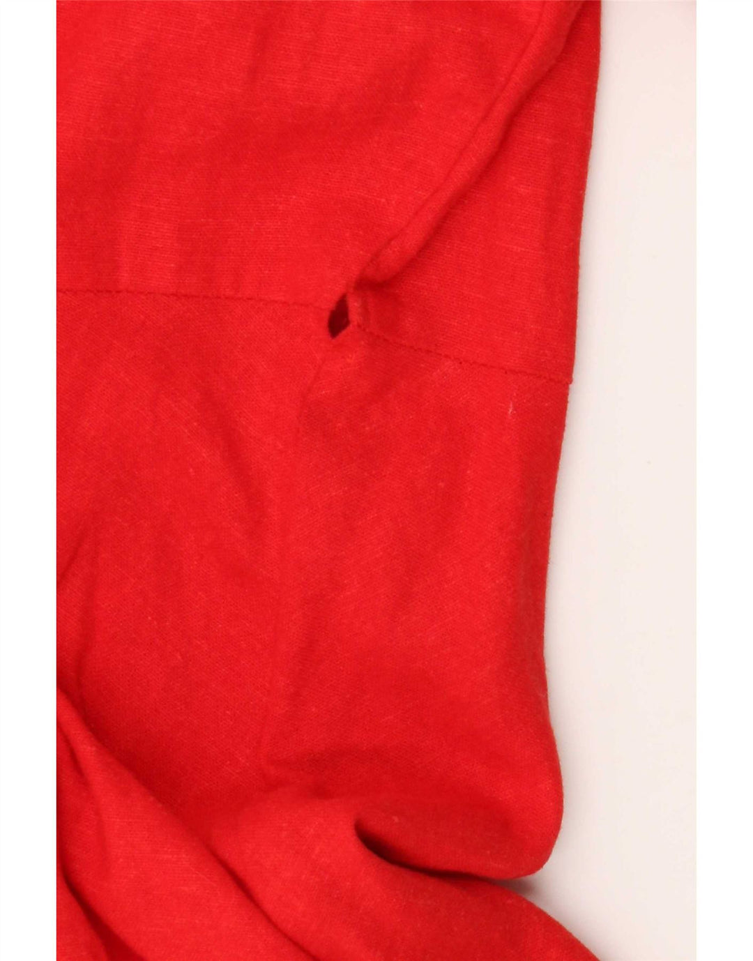 Abito a portafoglio da donna Zara UK 6 XS lino rosso