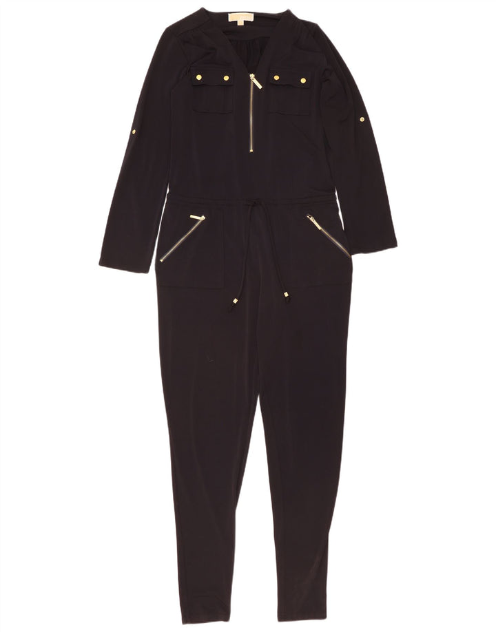Tuta a maniche lunghe da donna Michael Kors UK 10 piccola nera