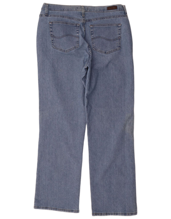 Jeans dritti Lee da donna vestibilità comoda US 18 2XL W36 L33 cotone blu