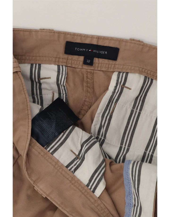 Pantaloncini cargo da uomo Tommy Hilfiger W32 cotone beige medio
