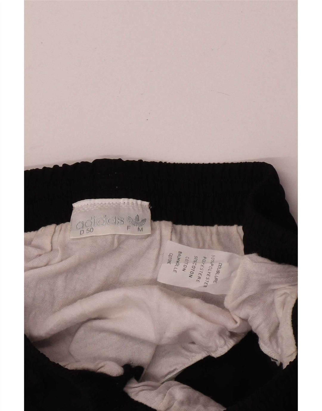 Pantaloncini sportivi da uomo Adidas medi neri in poliestere