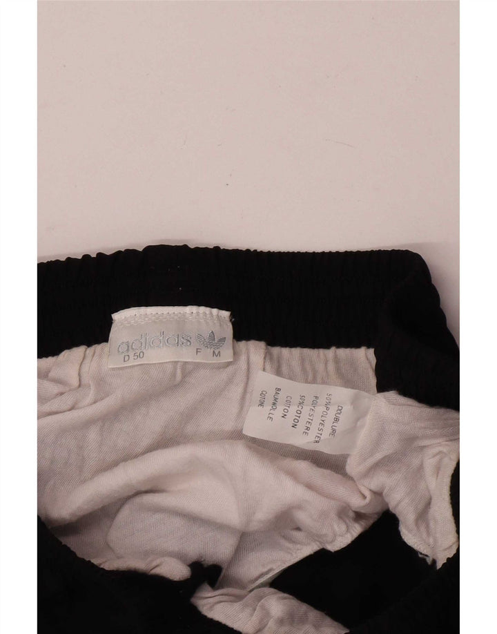 Pantaloncini sportivi da uomo Adidas medi neri in poliestere