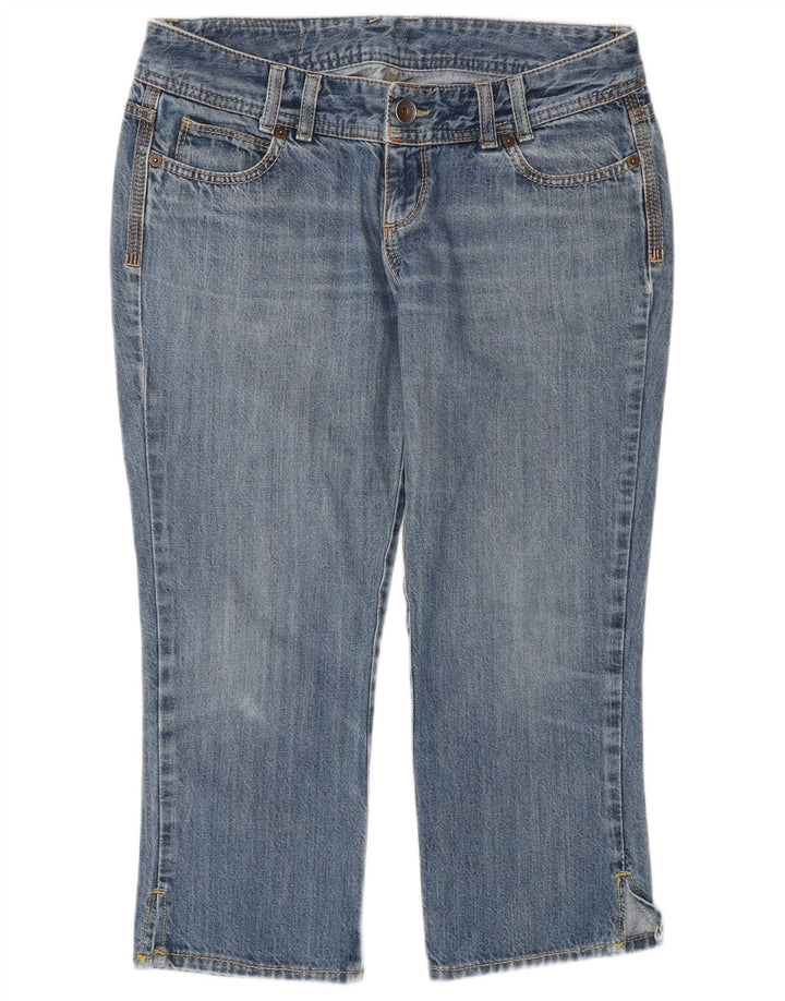 BENETTON Womens Cropped Jeans IT 44 Medium W30 L22 Blue
