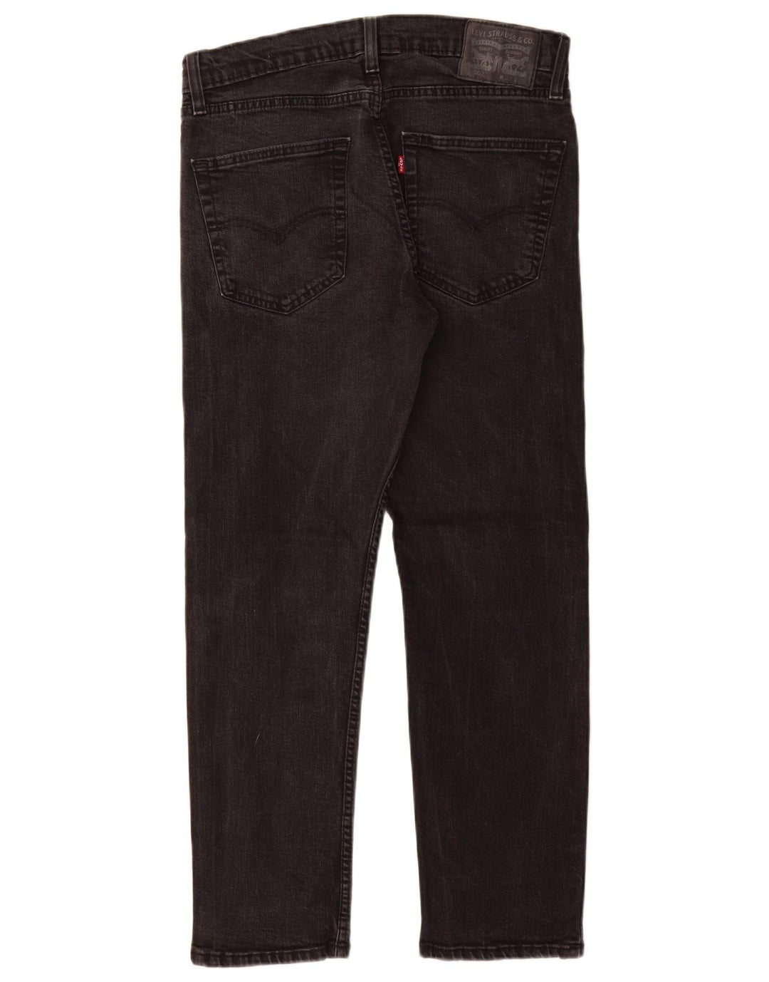 Levi's Uomo 502 Jeans affusolati W32 L30 Cotone Nero