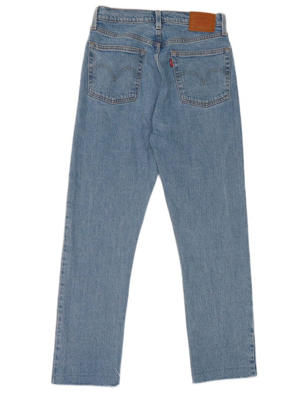 Jeans dritti 501 da donna Levi's W26 L28 cotone blu