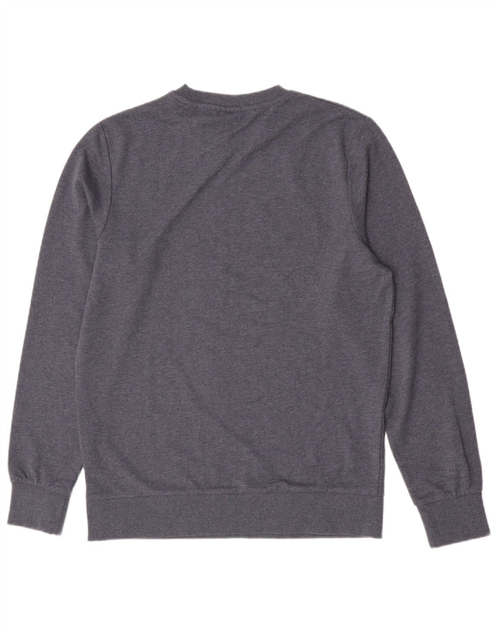 Jack & Jones Felpa con grafica da uomo Maglione in cotone chiazzato blu medio