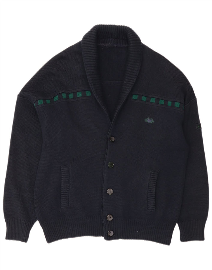 Maglione cardigan da uomo Il Granchio blu navy medio