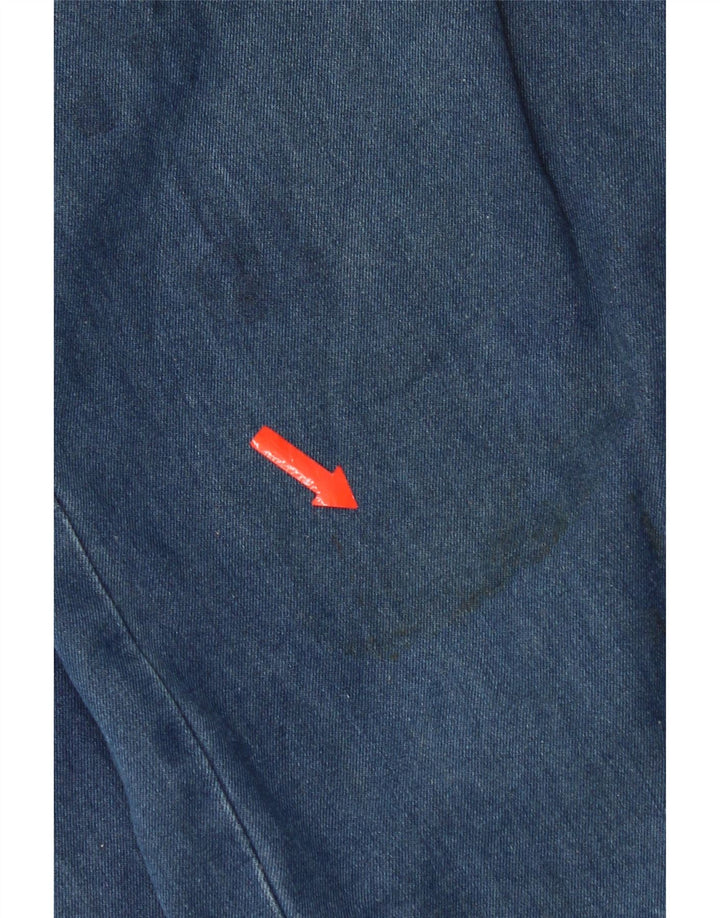 Jeans Straight Uomo Trussardi W33 L30 Blu Cotone