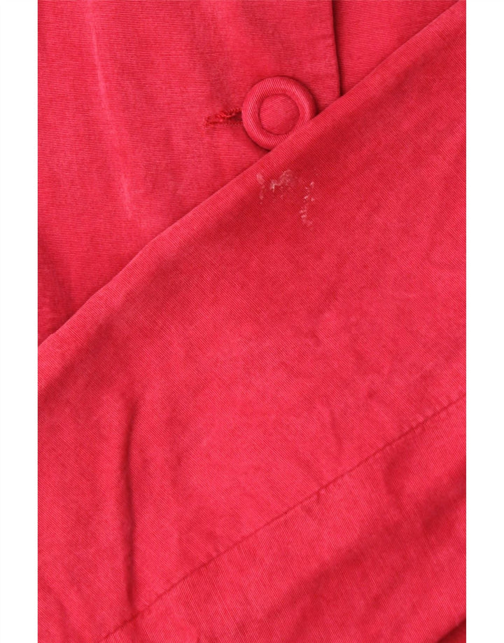 Giacca blazer a 5 bottoni da donna Monsoon UK 14 Viscosa rossa media